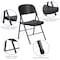 Flash Furniture 330 lb. Capacity Black Plastic Folding Chair, 4PK 4-DAD-YCD-50-GG - alternate 10